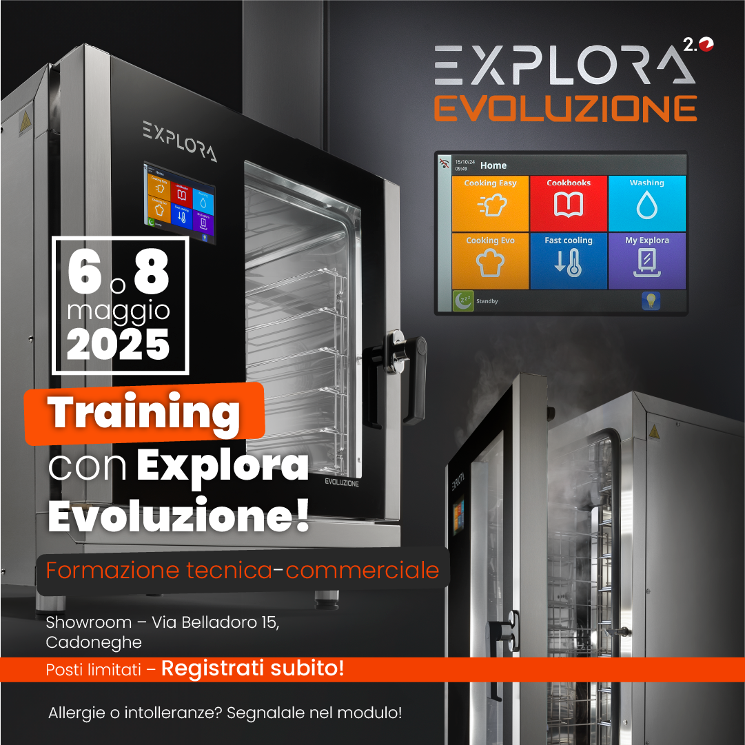 TRAINING EXPLORA EVOLUZIONE – 6 O 8 MAGGIO 2025